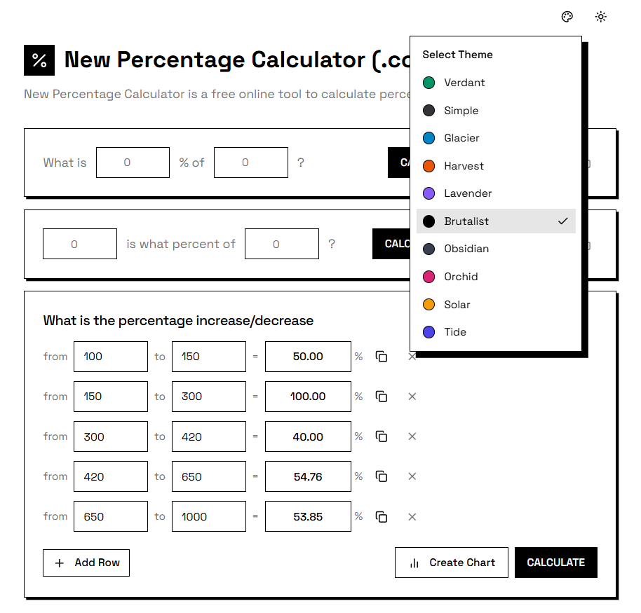 Percentage Calculator gallery image