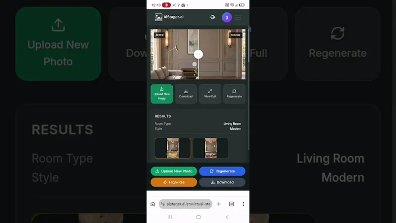 AiStager screenshot 1 (video preview)