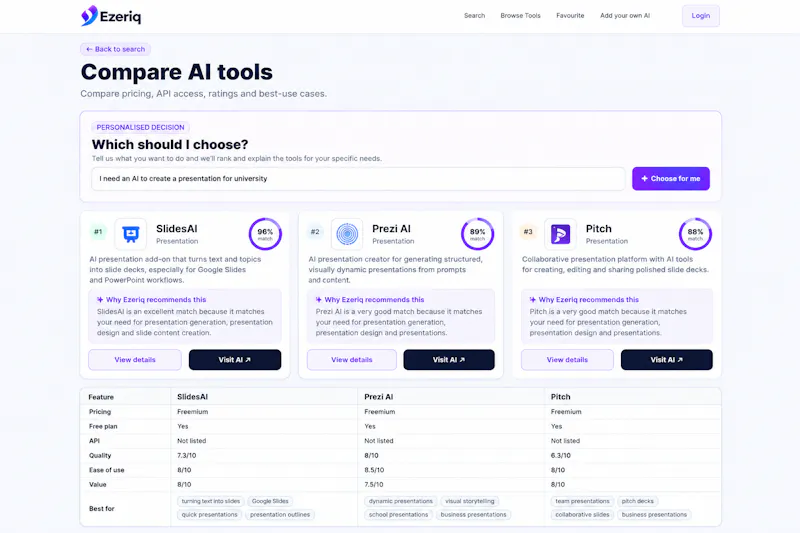 Ezeriq screenshot 2