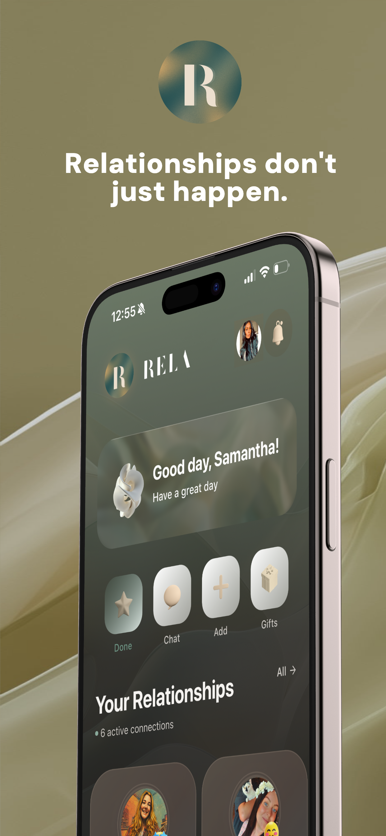 RELA - Main product screenshot demonstrating key features and user interface