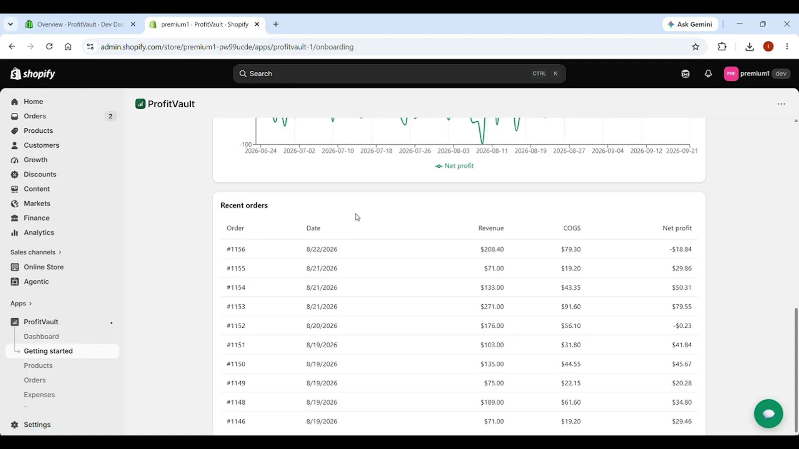 ProfitVault ‑ Profit Tracker screenshot 1 (video preview)