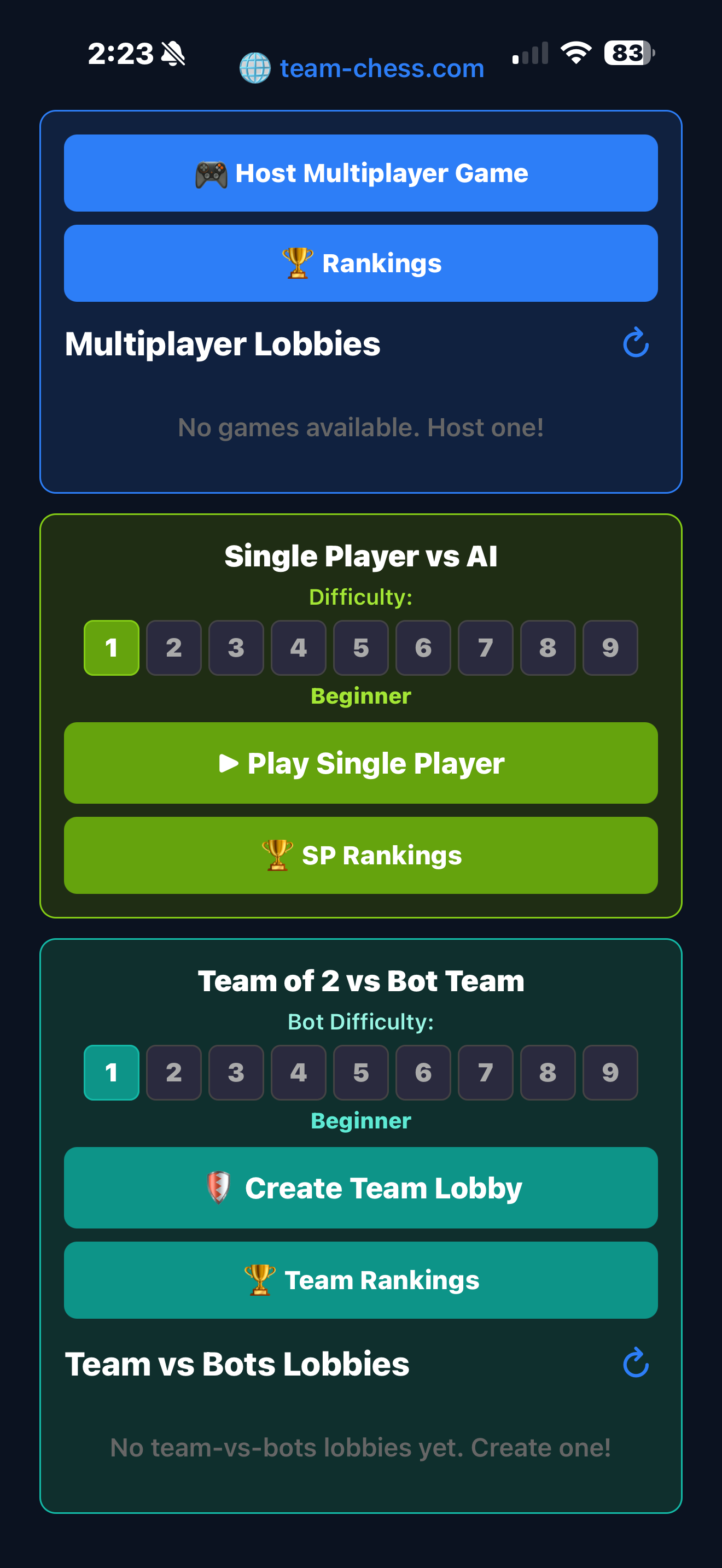 Team Chess gallery image