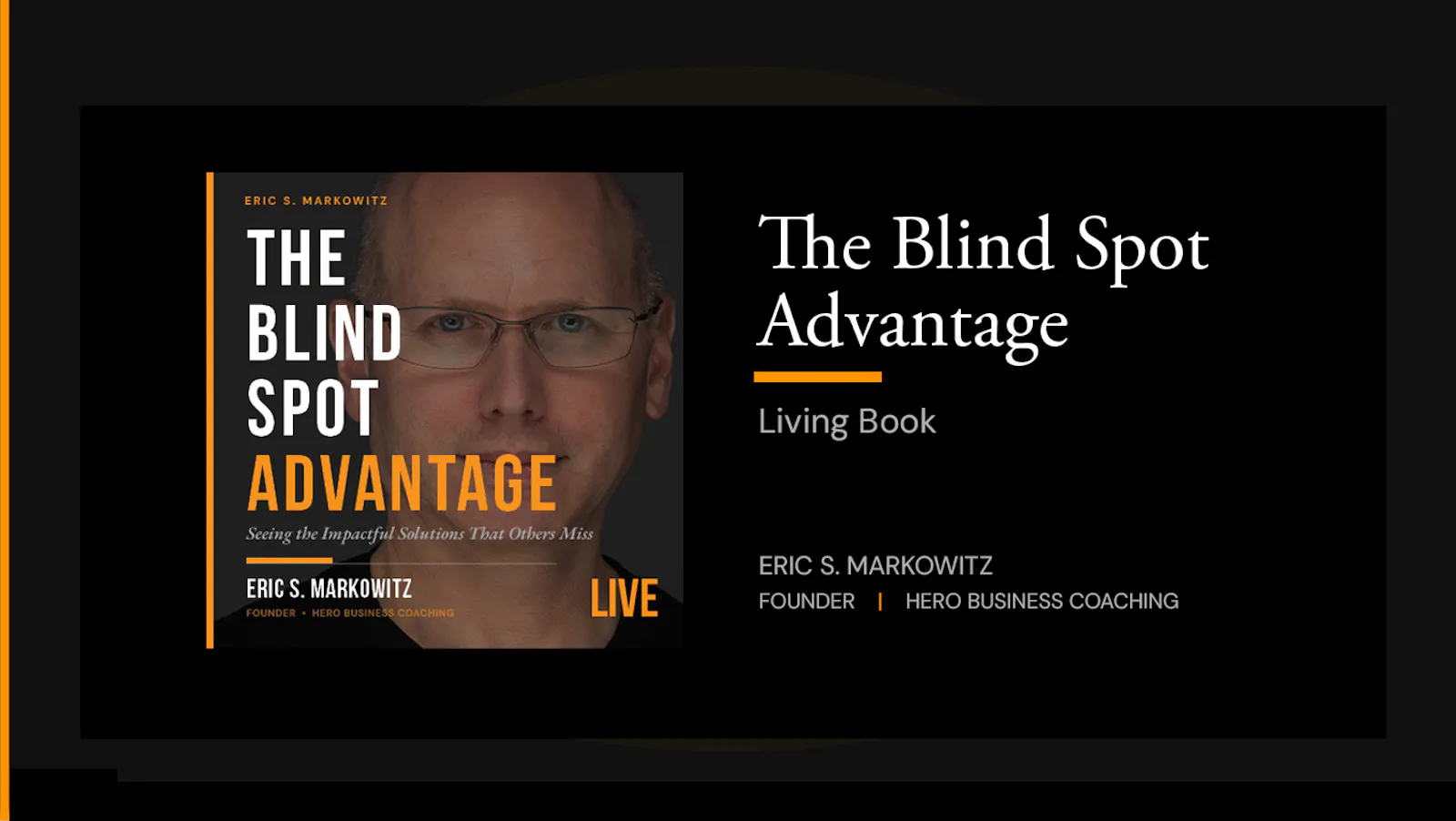 The Blind Spot Advantage - Living Book screenshot 2