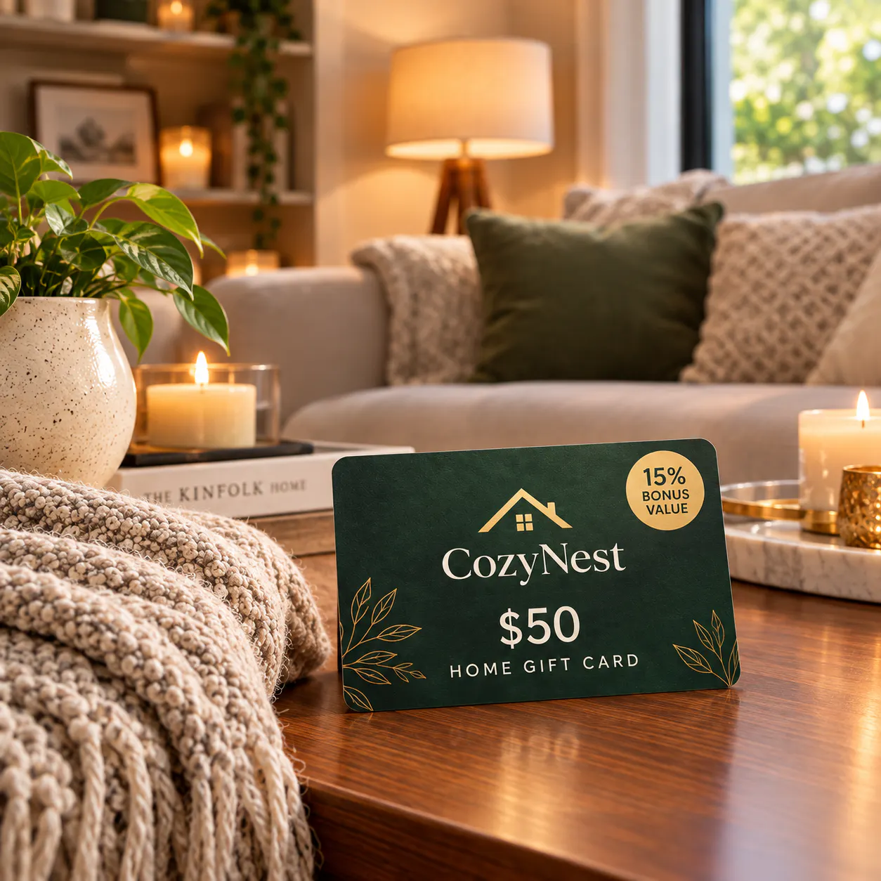 CozyNest Home Gift Card