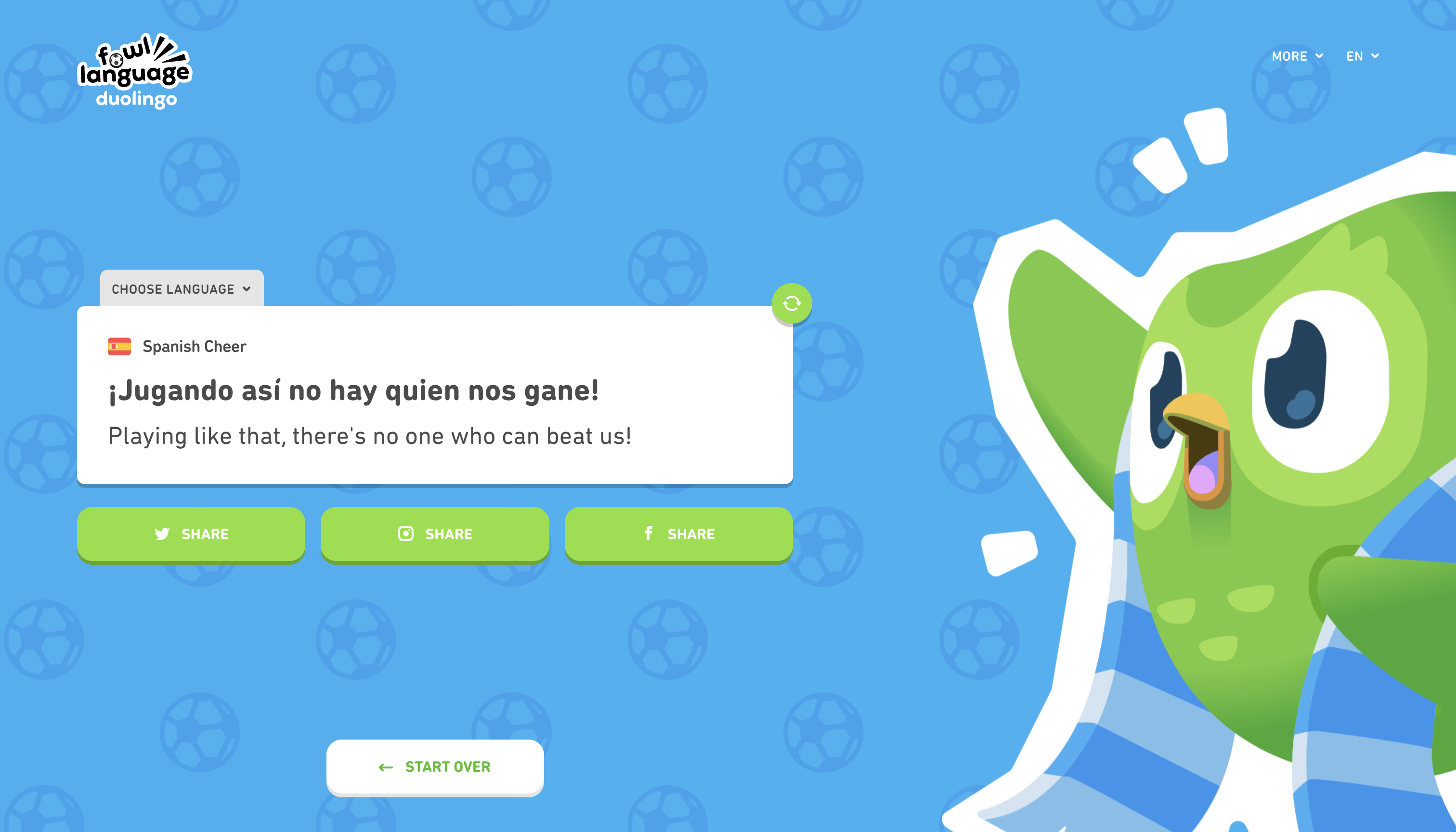 Lenguaje de aves de Duolingo media 3