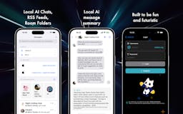 Nil - futuristic Matrix Chat client media 1