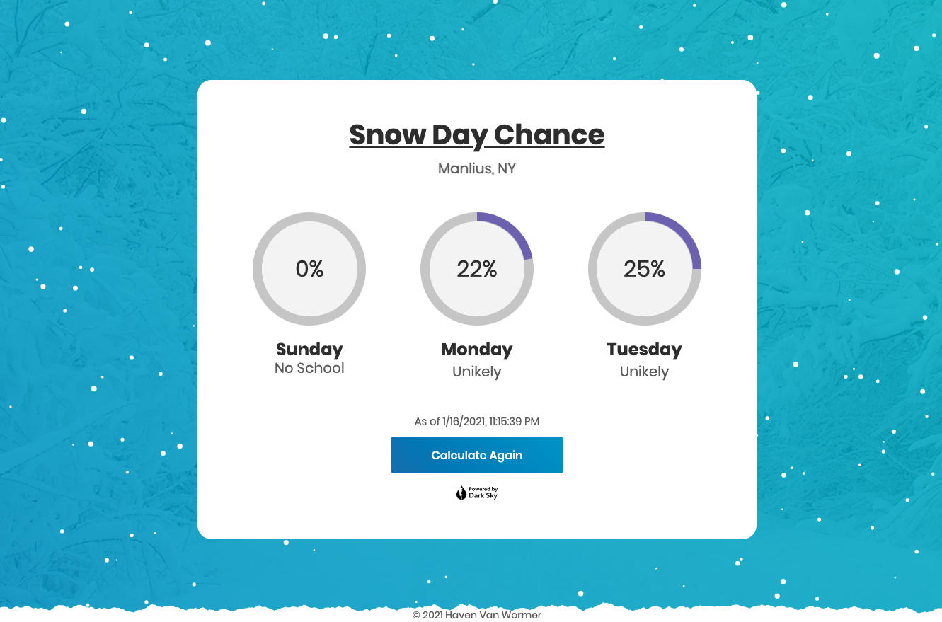Snow Day Chance gallery image