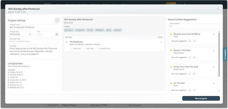 Sage Score screenshot 4