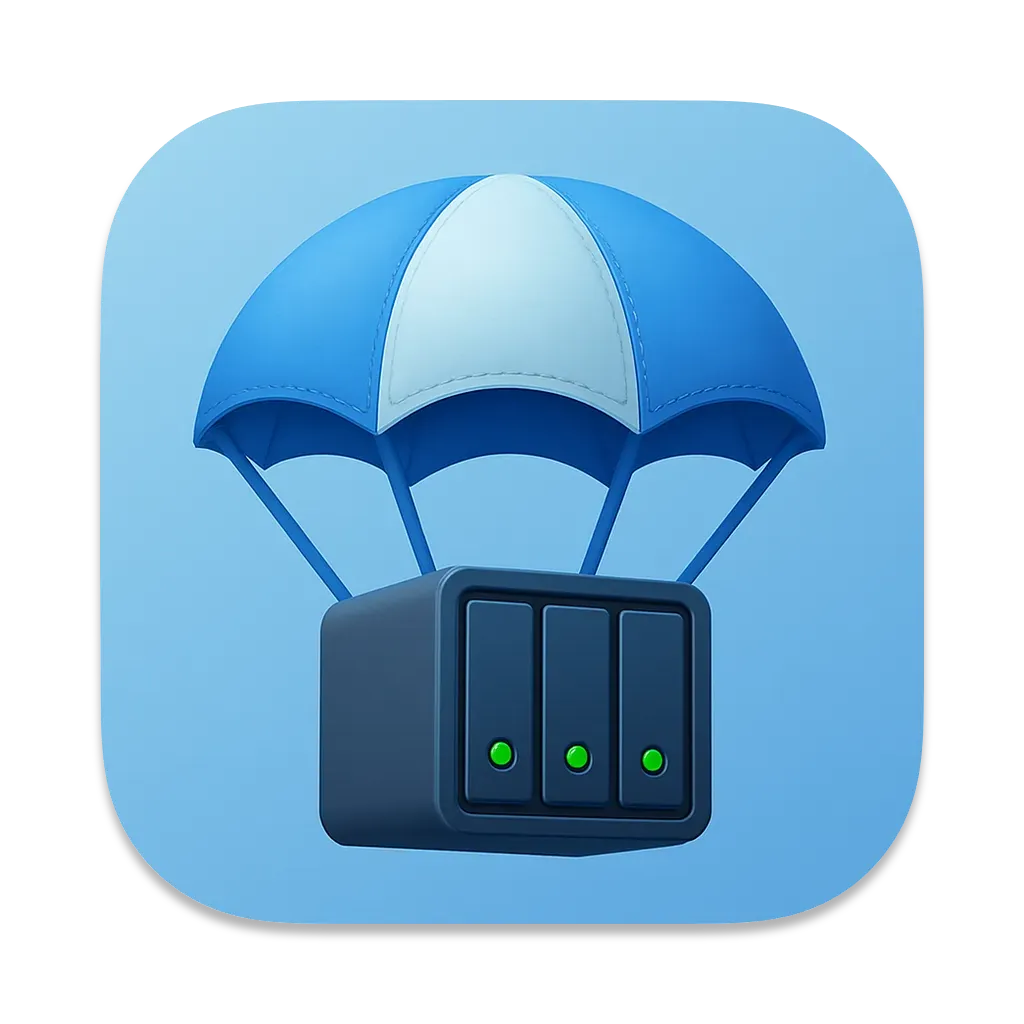 Parachute Backup logo