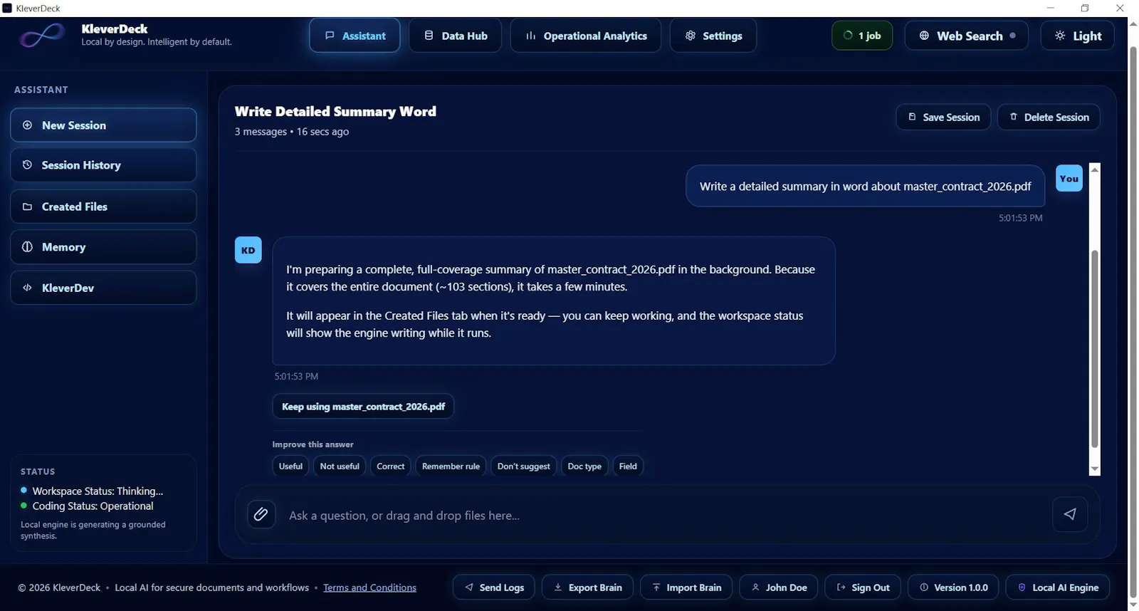 KleverDeck screenshot 2