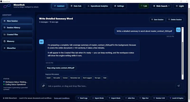 KleverDeck screenshot 2