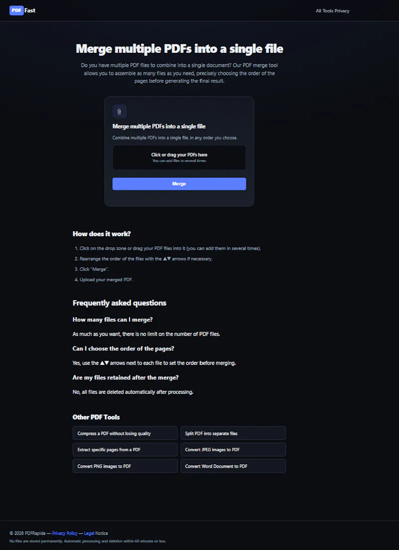 PDFRapide screenshot 2