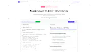 Markdown to PDF