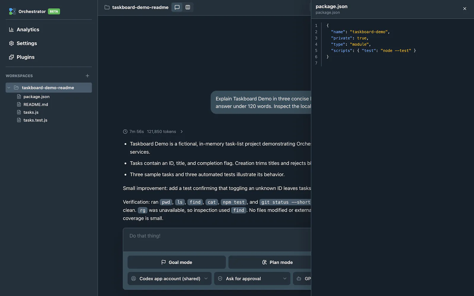 Orchestrator screenshot 4