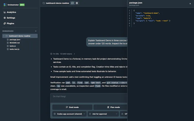 Orchestrator screenshot 4