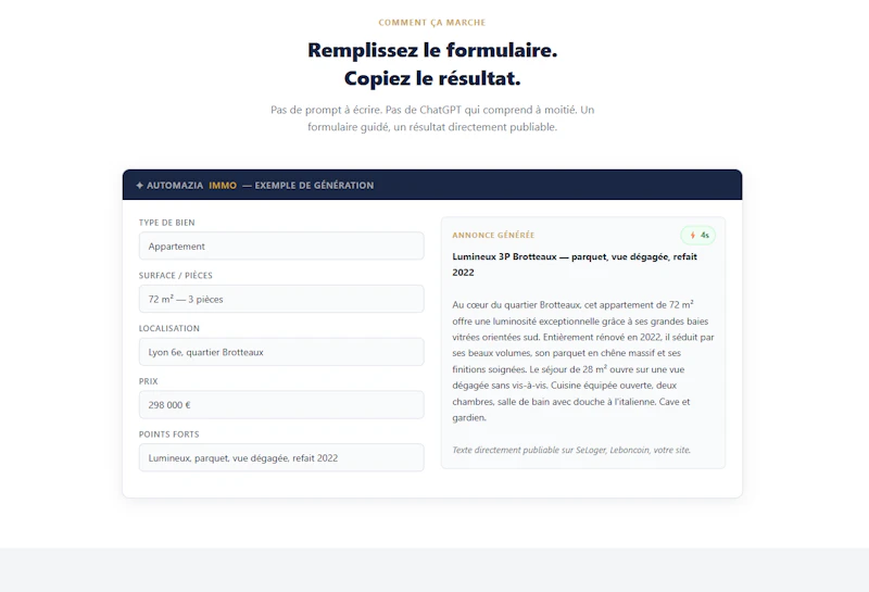 Automazia Immo screenshot 2