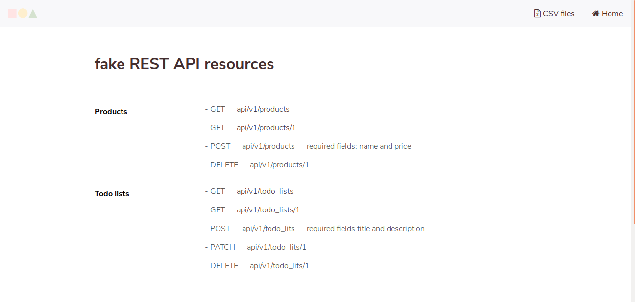 fake REST API gallery image