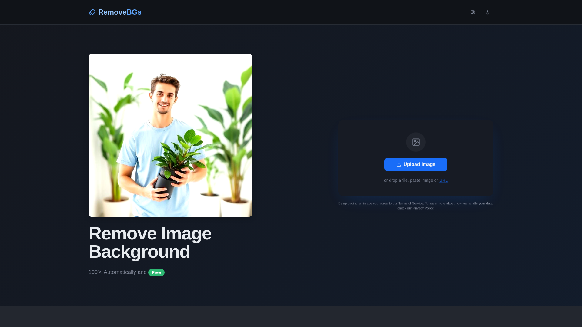 Remove background tool gallery image