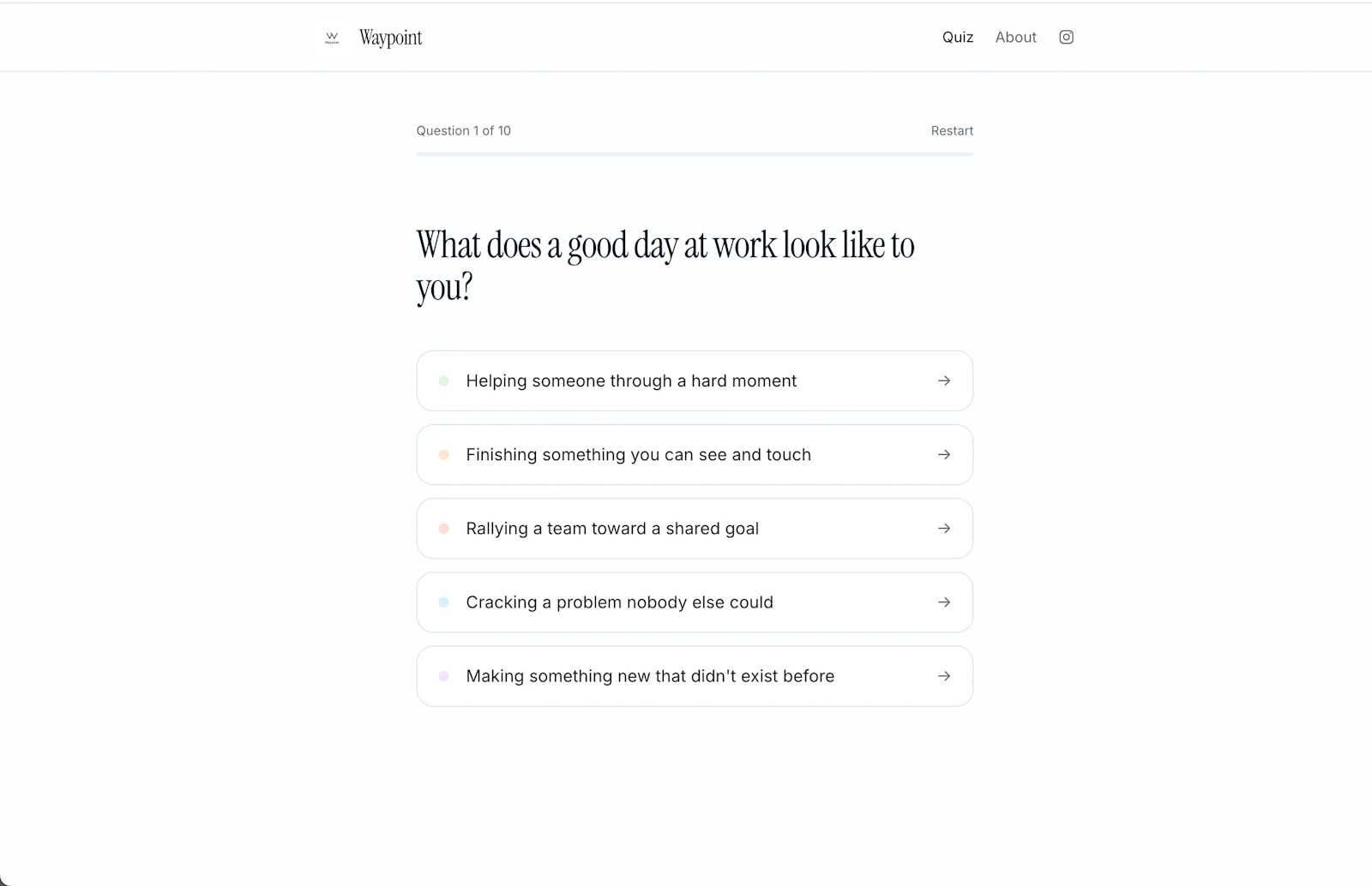 Waypoint — Find your path.  screenshot 2
