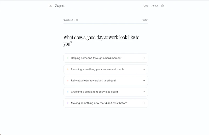 Waypoint — Find your path.  screenshot 2