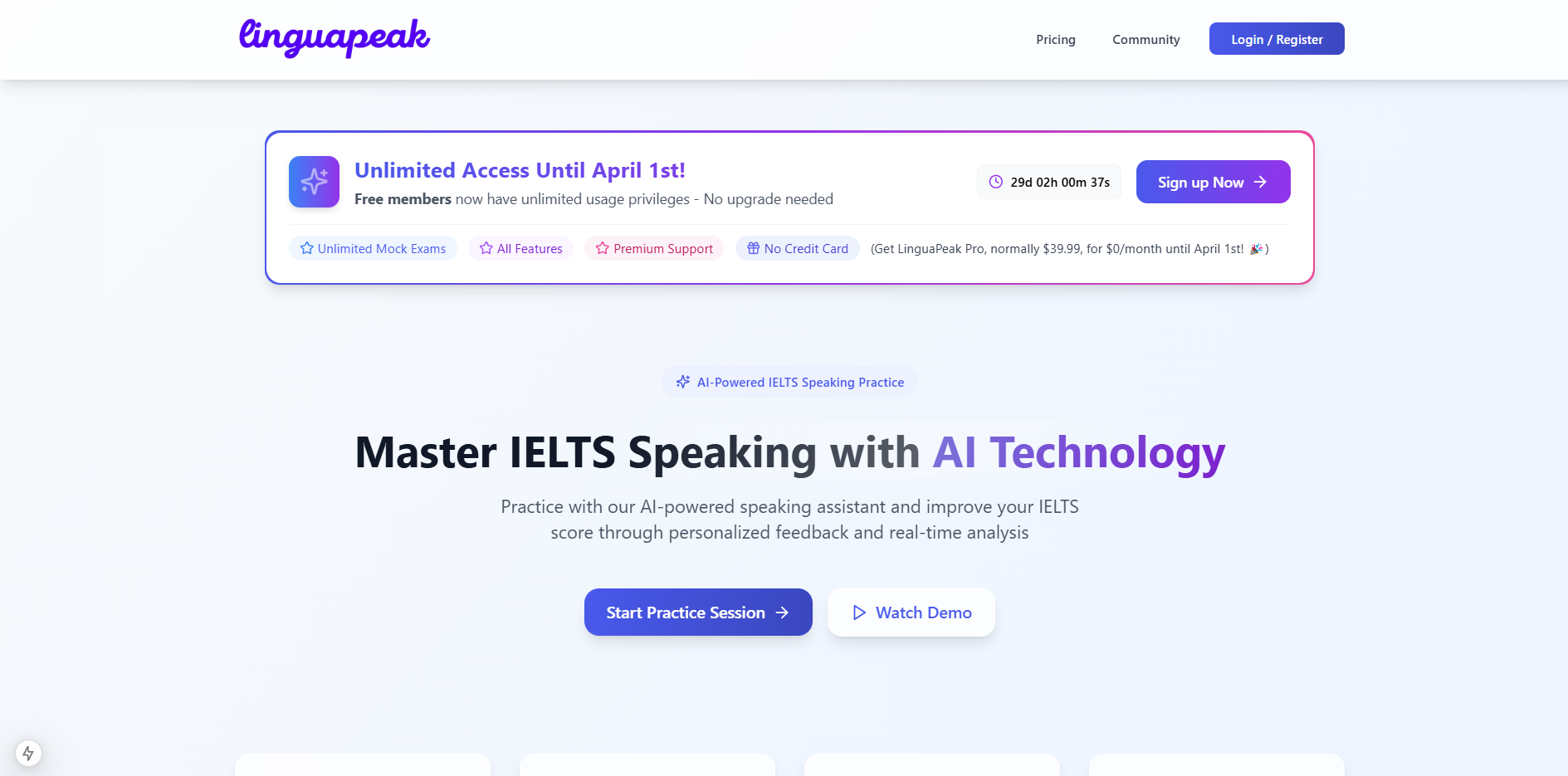 Linguapeak |Ielts bercakap pembantu ai media 5