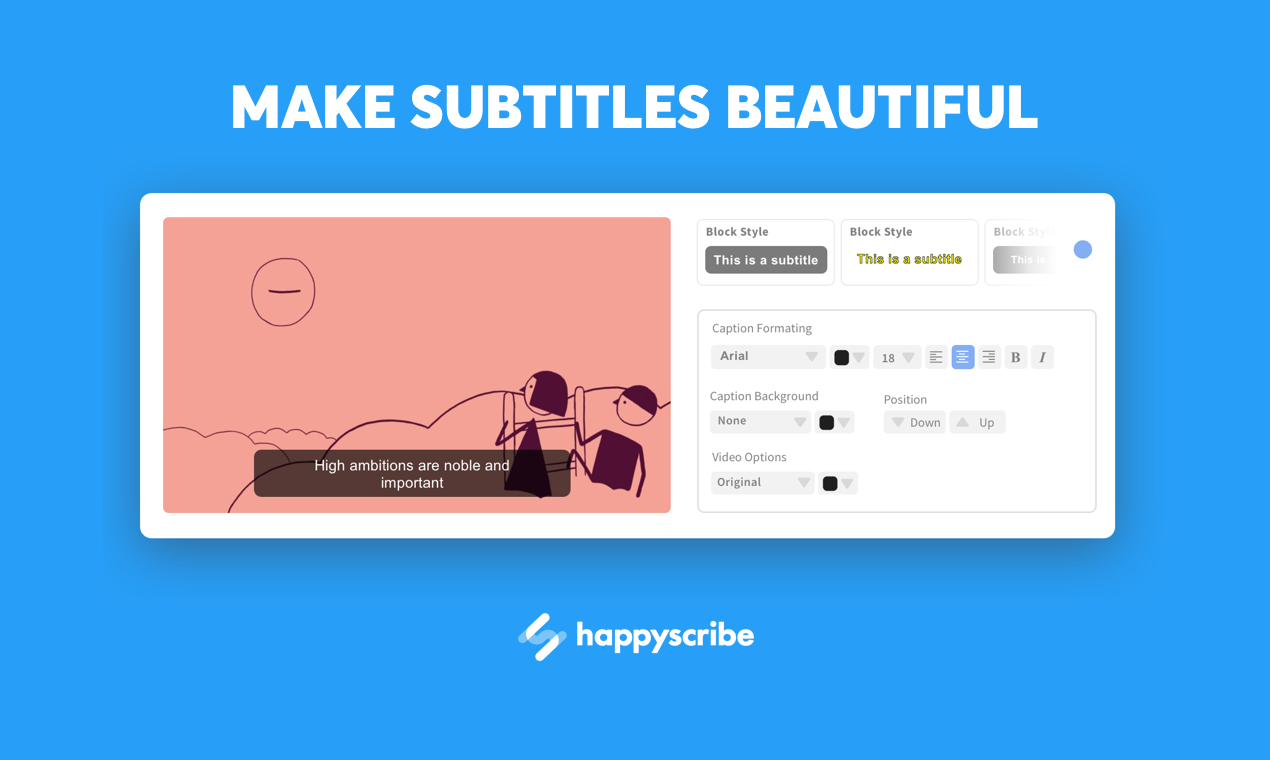 Happy Scribe - Subtitle Generator gallery image