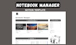 Notebook Manager image
