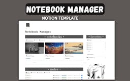 Notebook Manager media 1