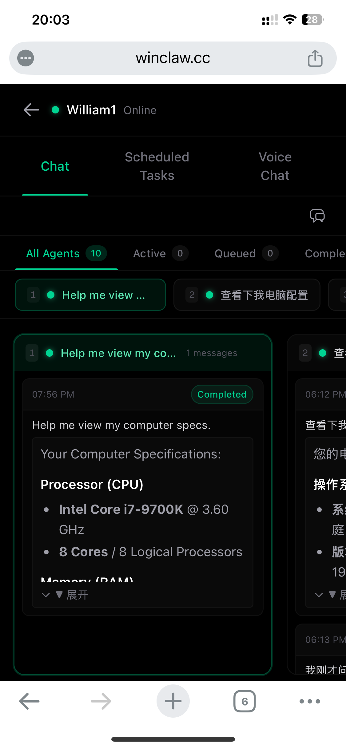 WinClaw - Screenshot 4 showing product features and functionality