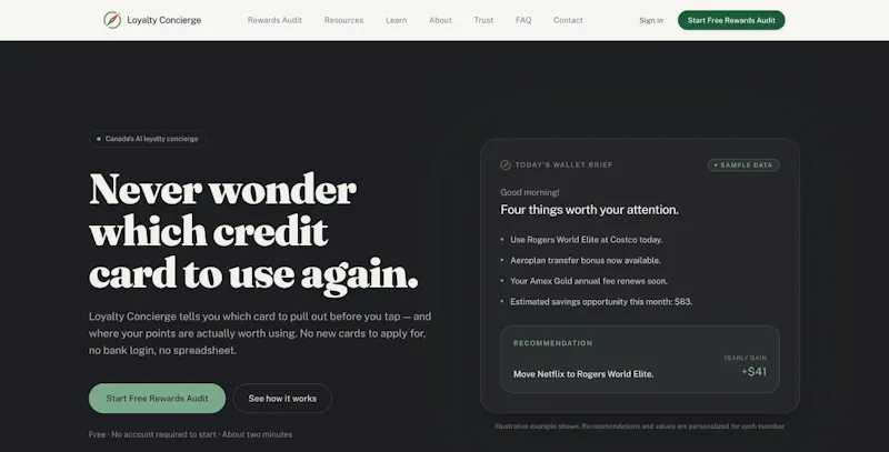 Loyalty Concierge screenshot 1