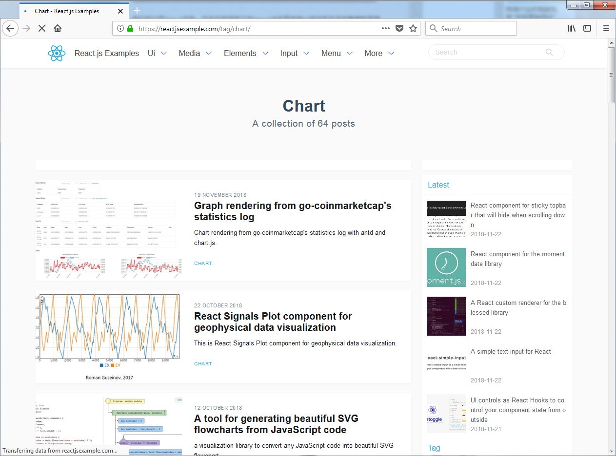 React Examples gallery image