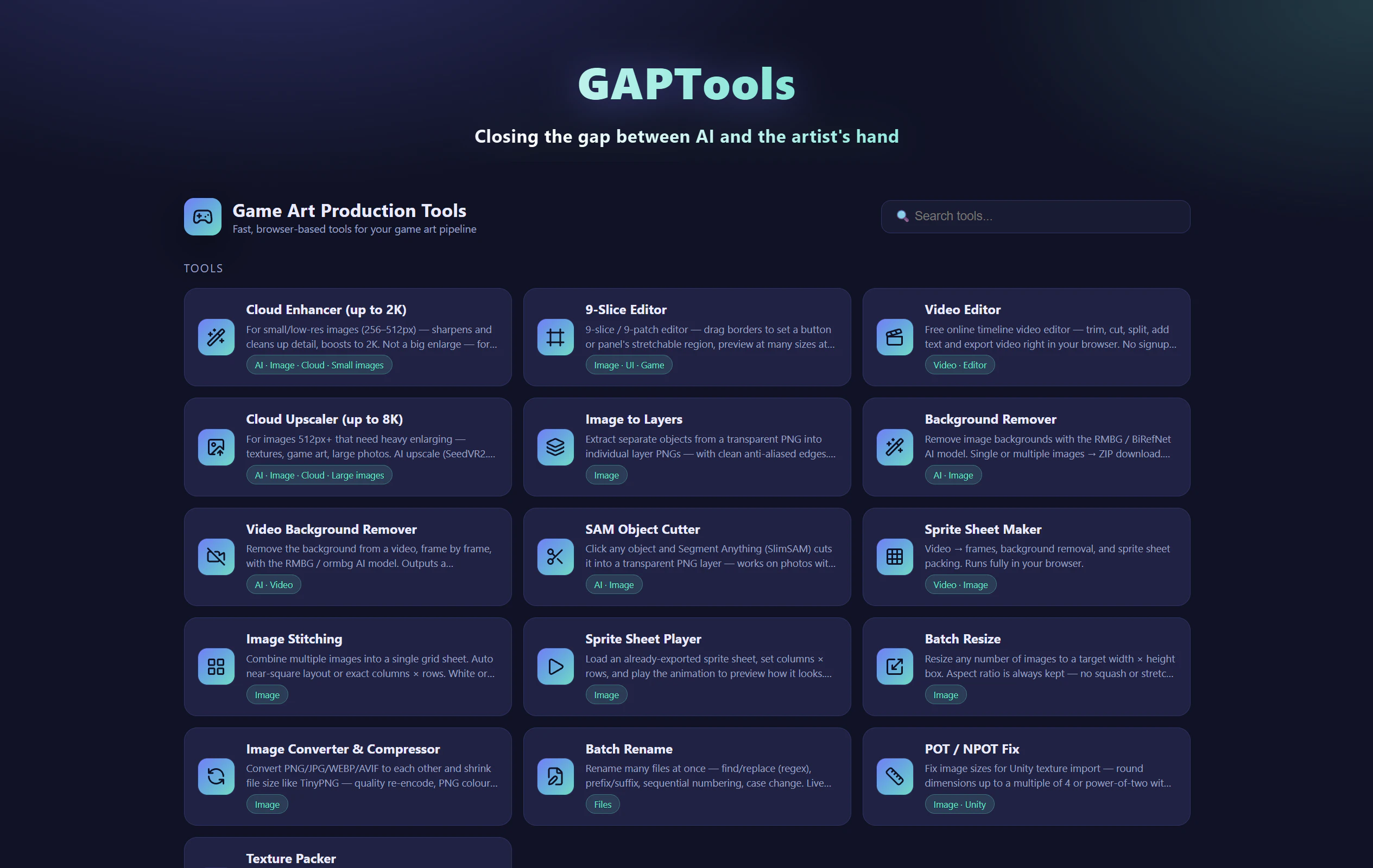 GAPTools gallery image
