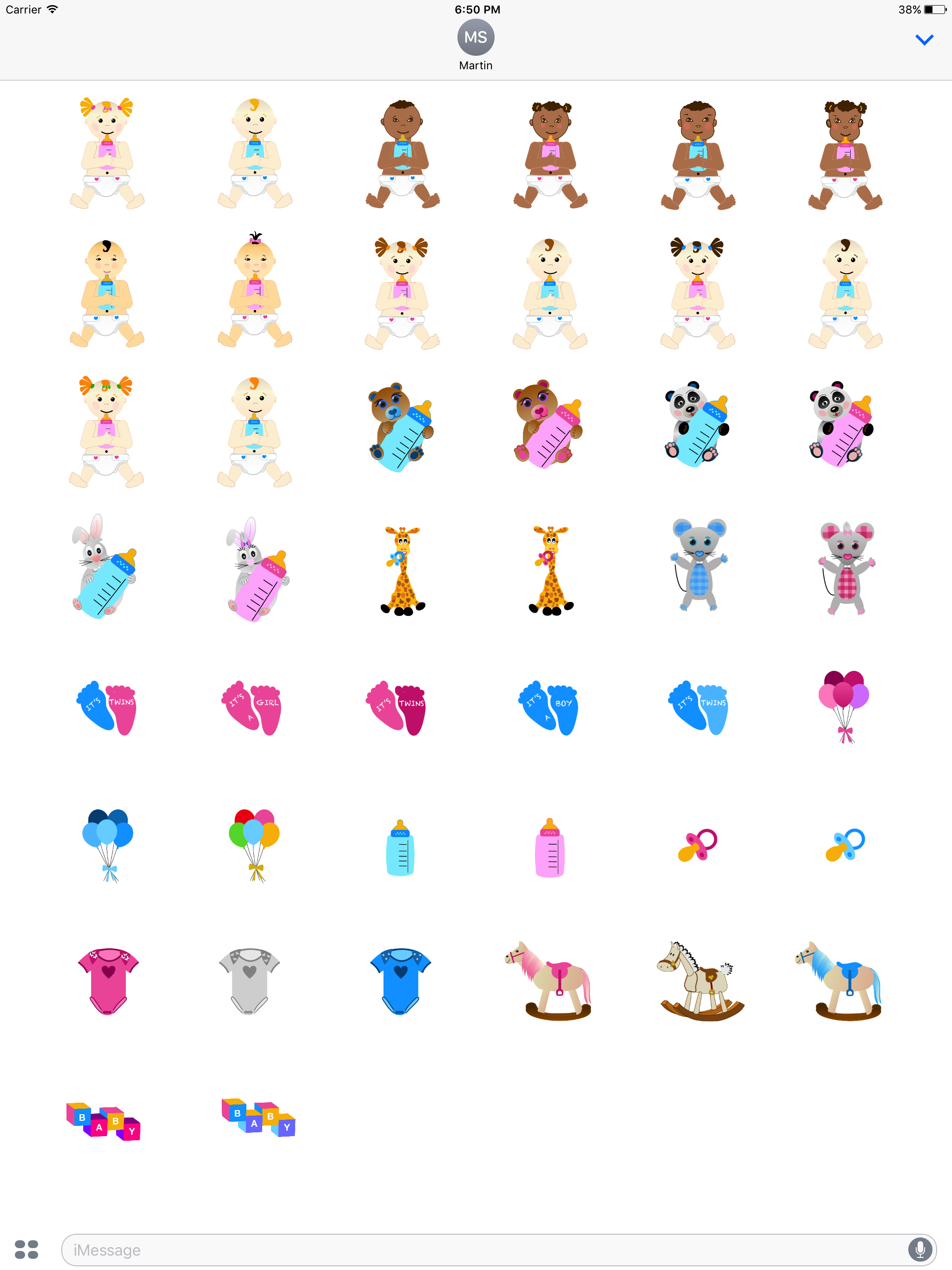 Baby shower sticker pack (iOS) gallery image