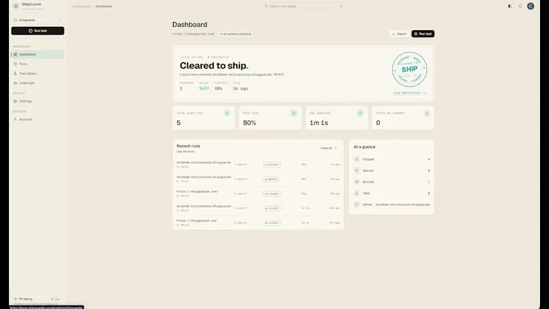 ShipGuarde screenshot 1 (video preview)