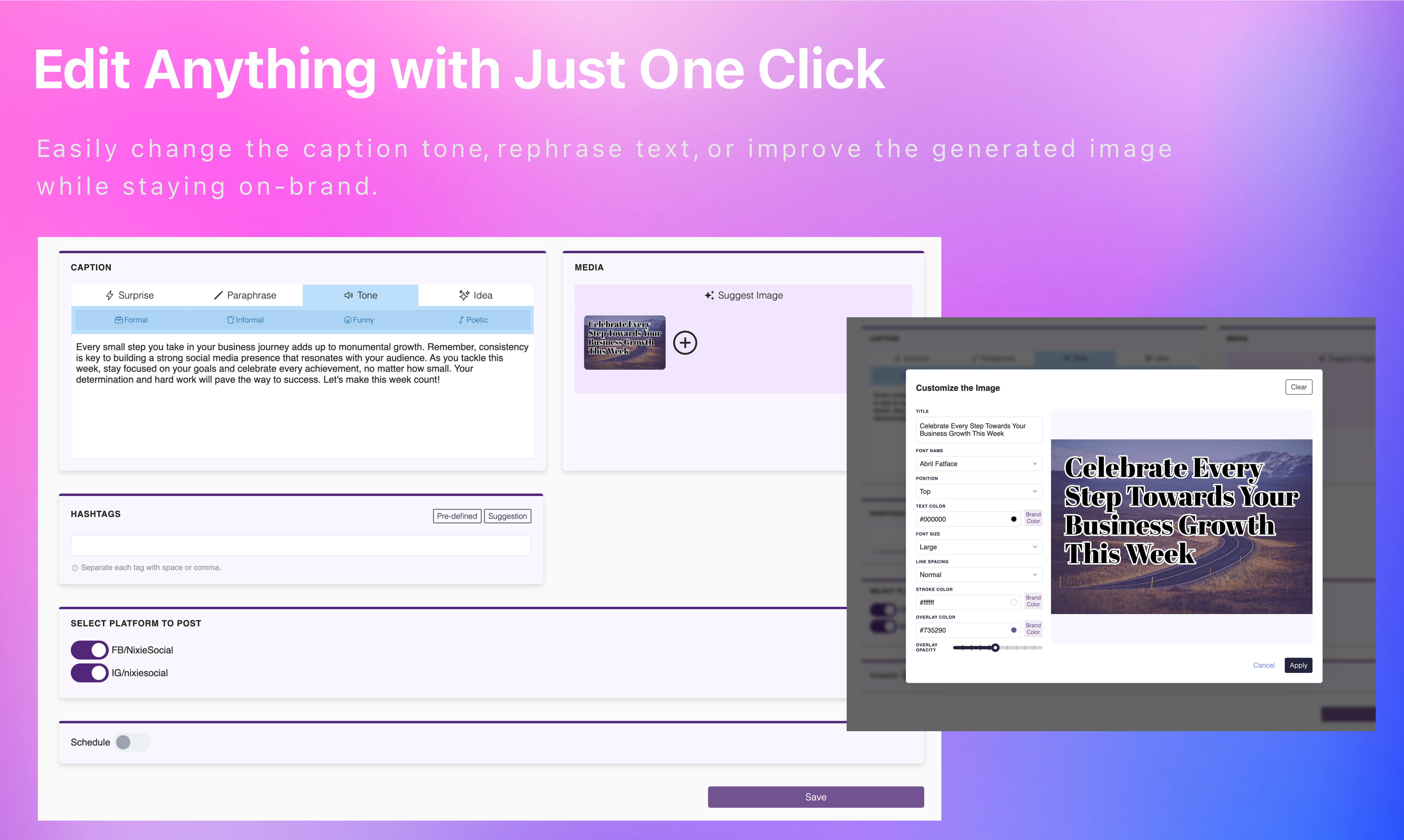 Nixie Social - Autopilot Social Media Management Service Medien 3