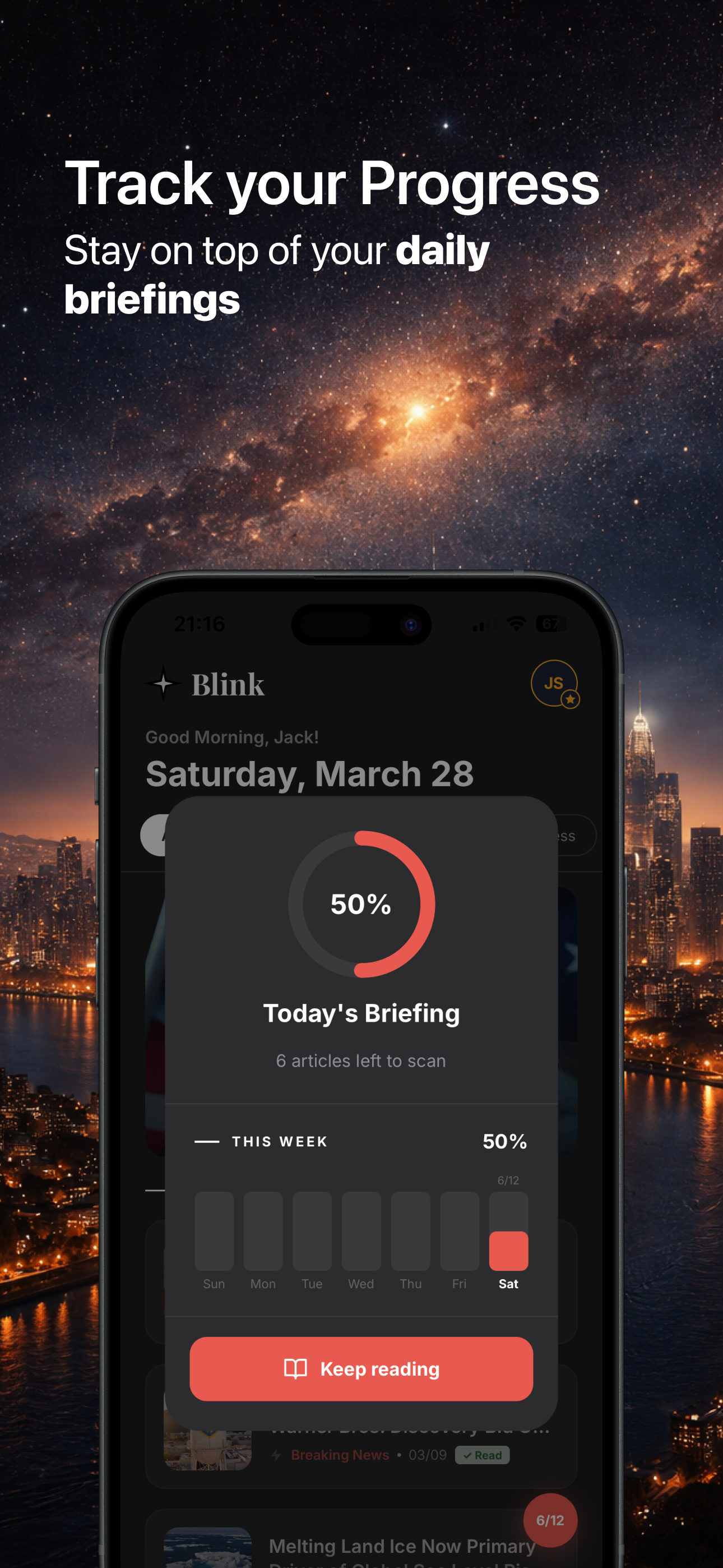 Blink - AI Powered News gallery image