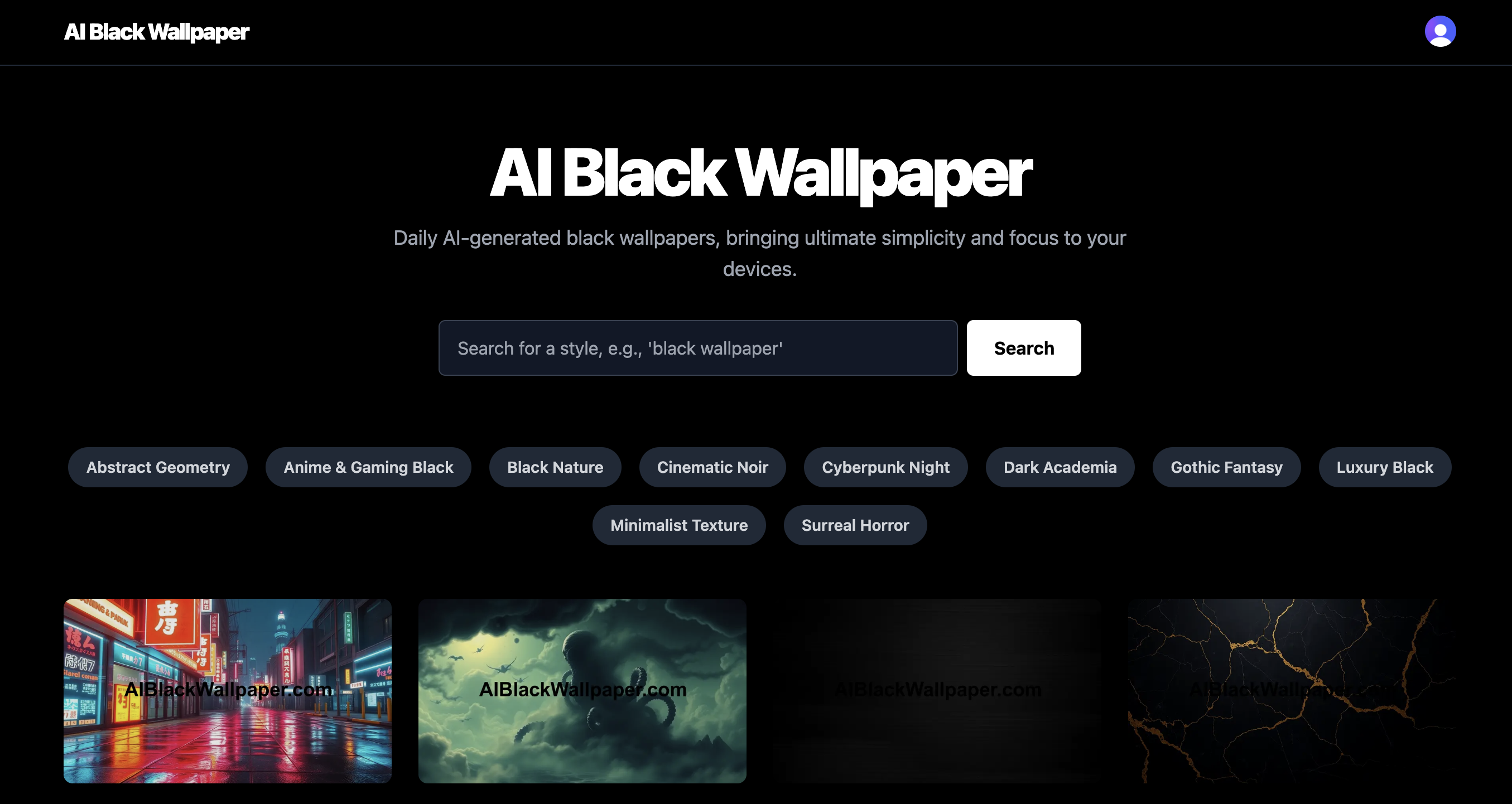 AI Black Wallpaper logo