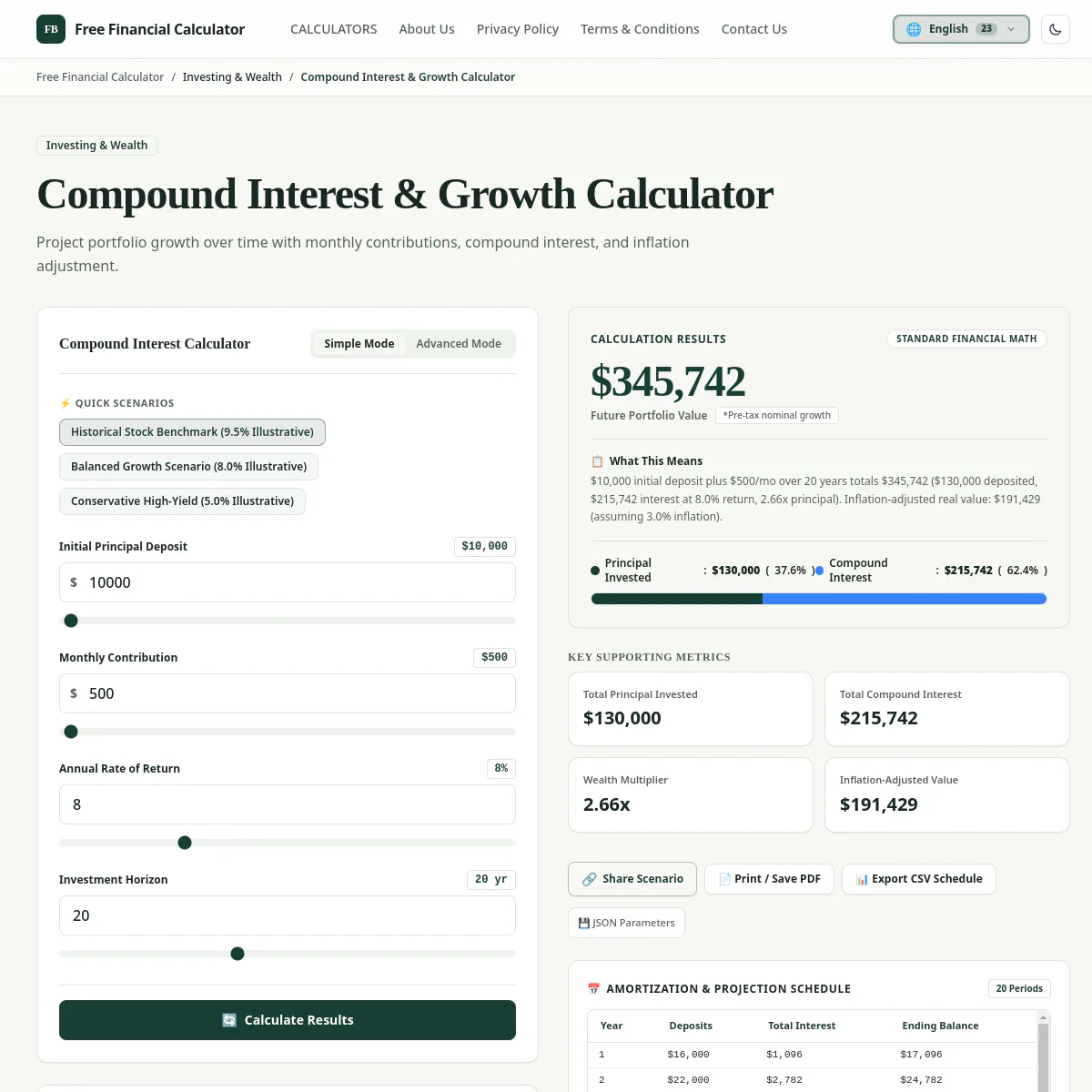 FreeFinancialCal gallery image