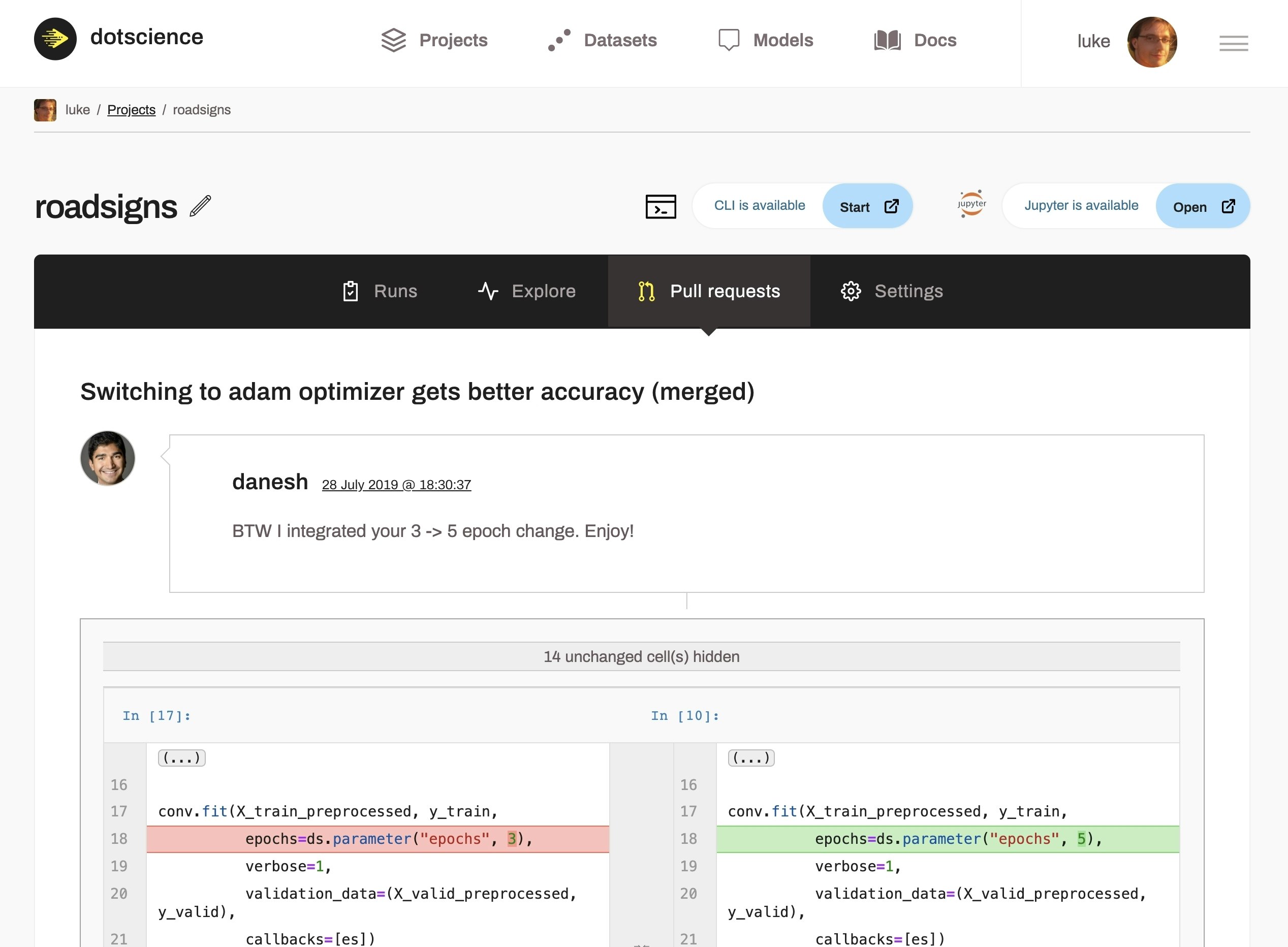 Dotscience gallery image