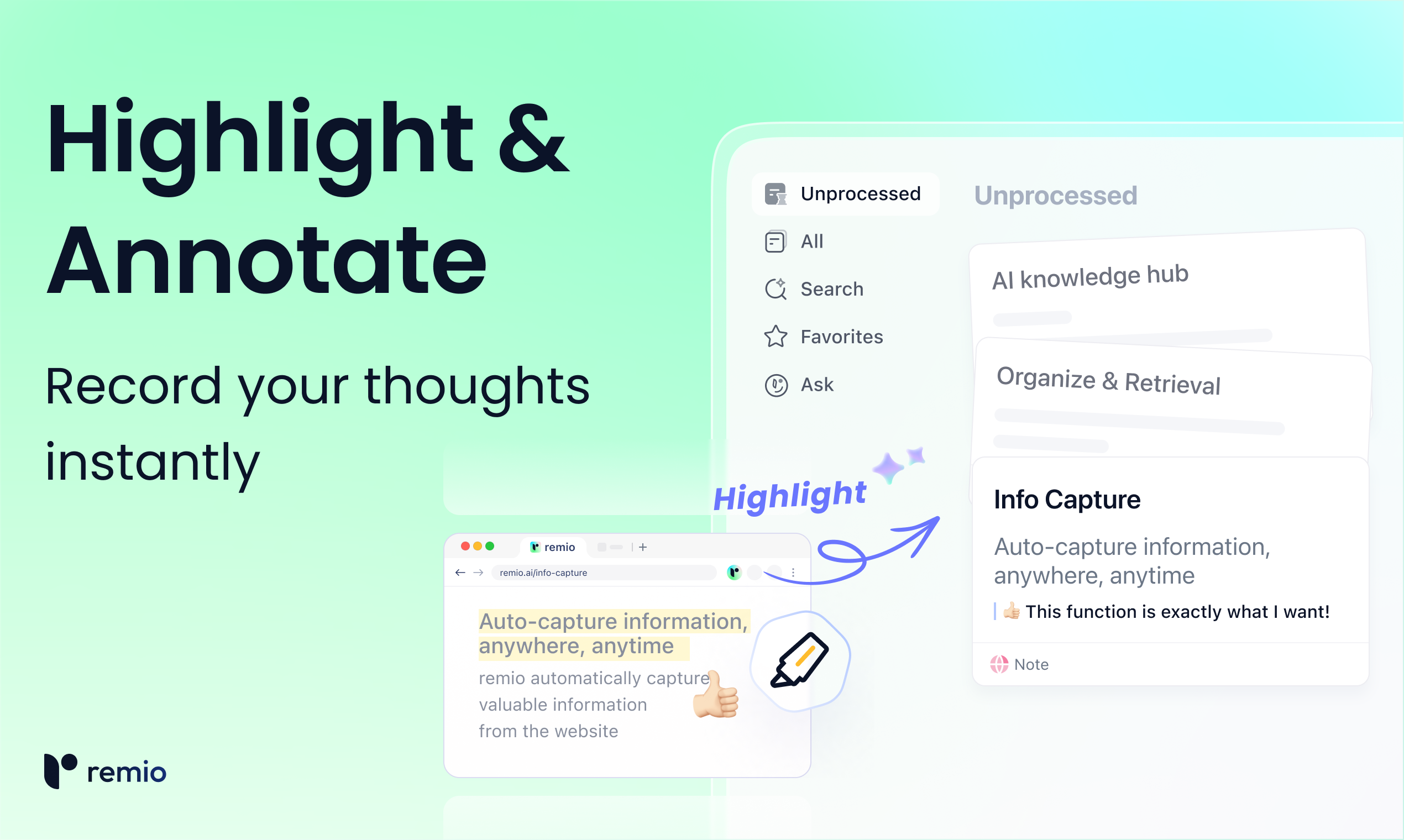 remio - AI Note Taker gallery image