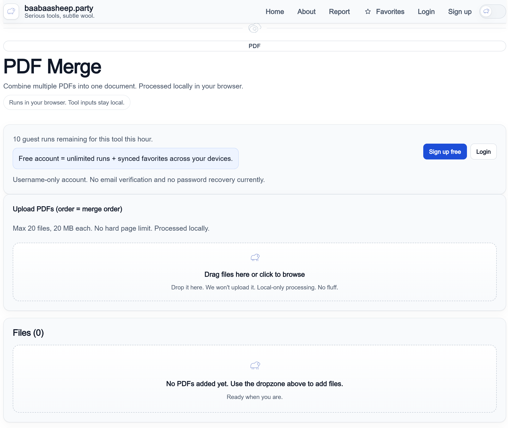 Online Tools by baabaasheep.party - Screenshot 3 showing product features and functionality
