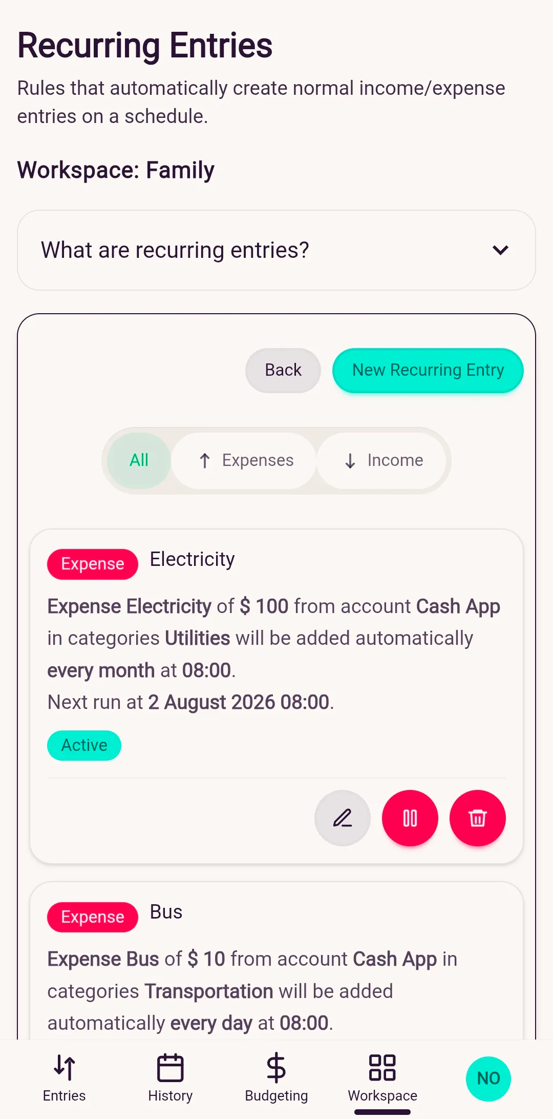 Zherani: Shared Money Manager gallery image