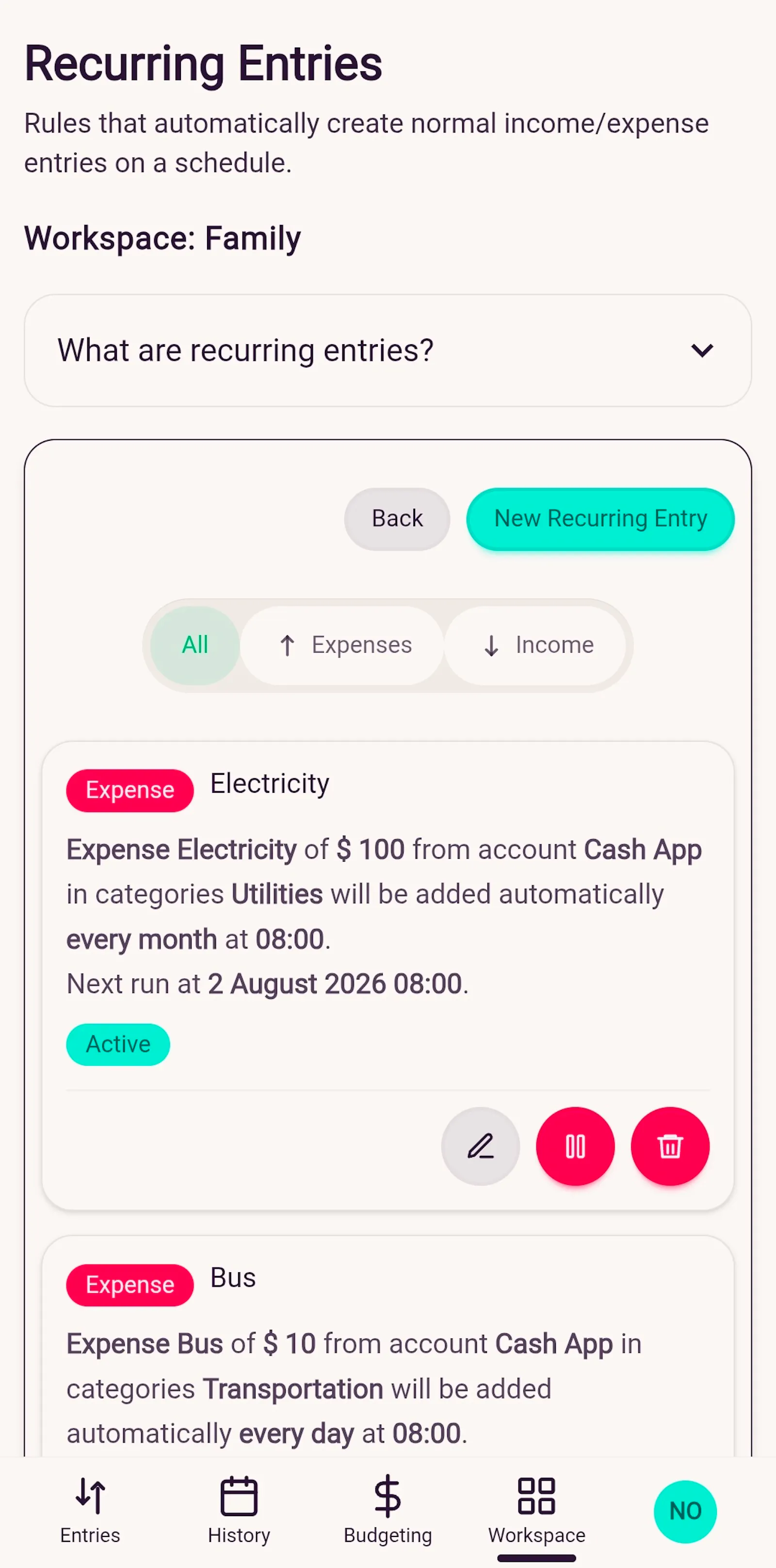 Zherani: Shared Money Manager screenshot 8