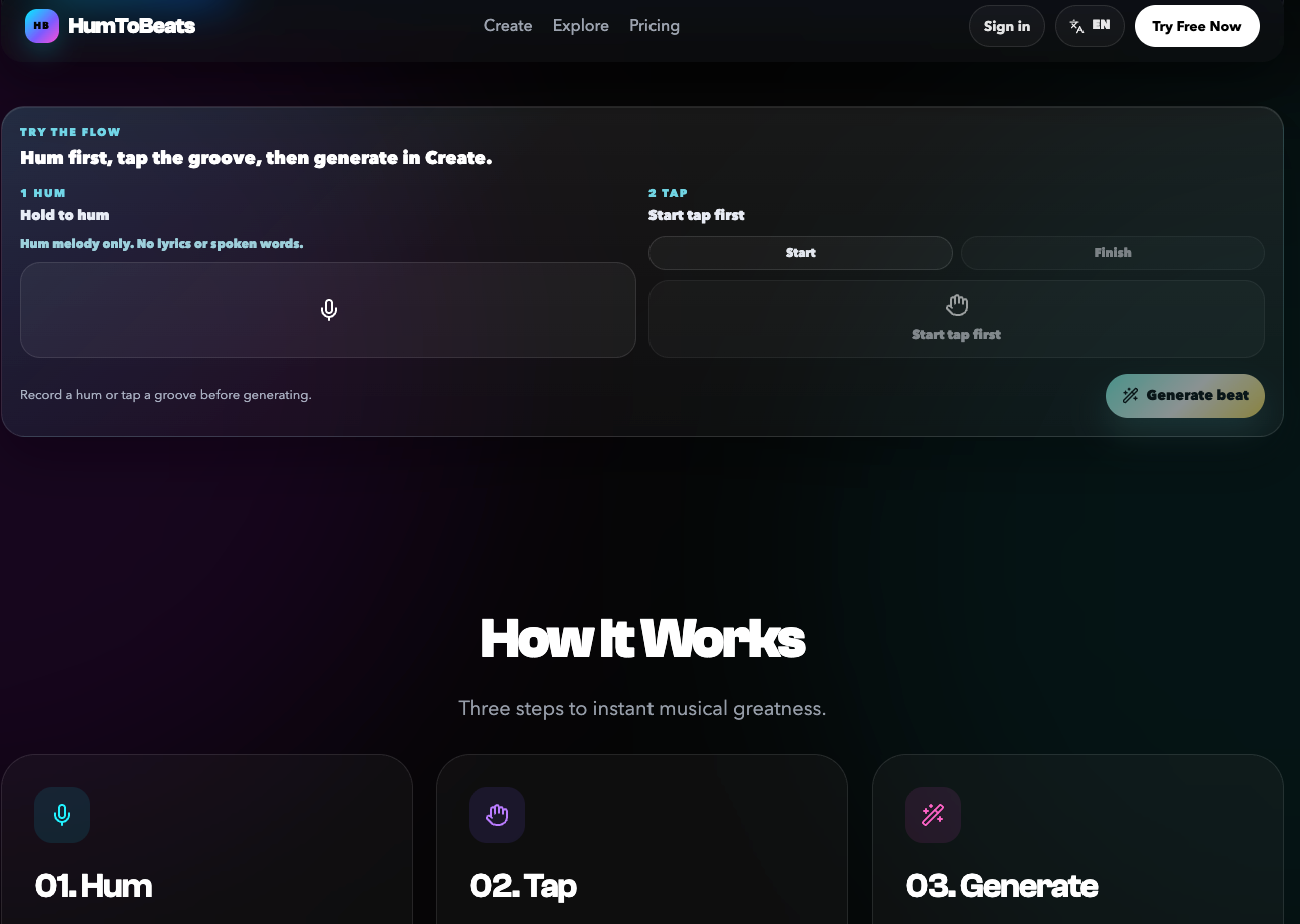 HumToBeats gallery image