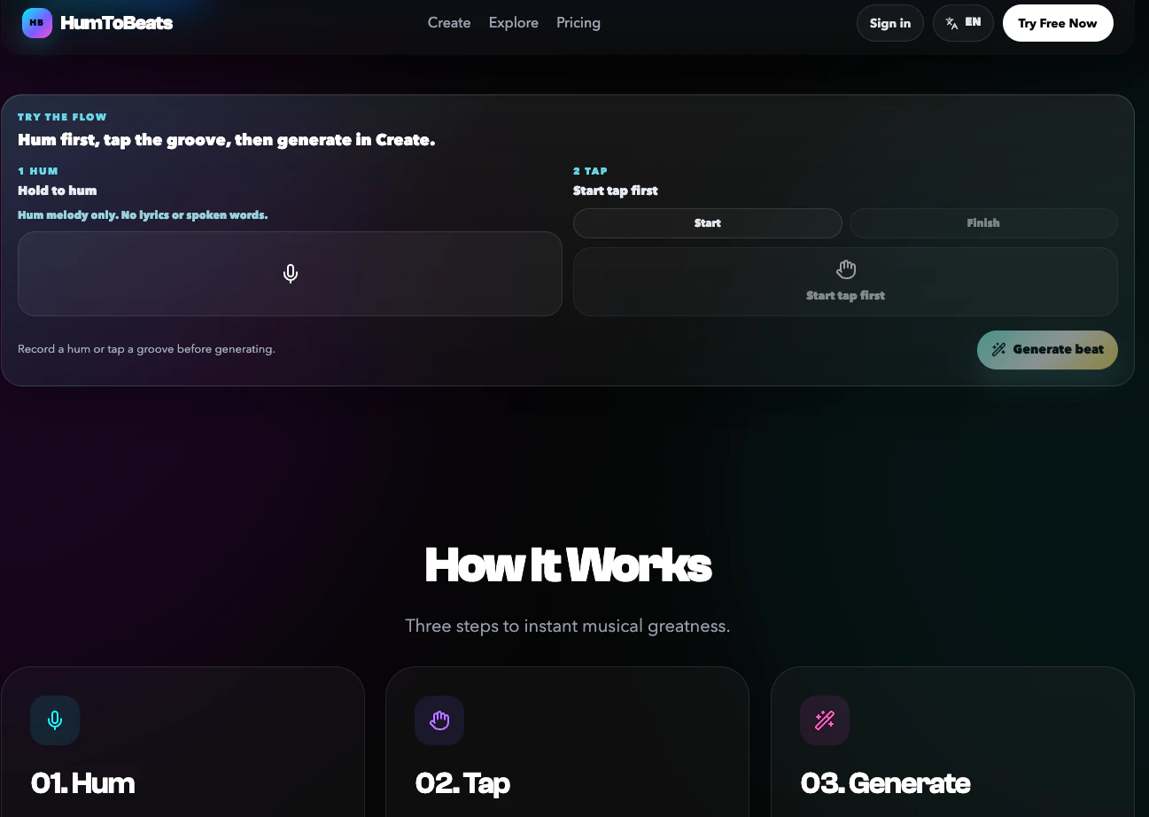 HumToBeats screenshot 3