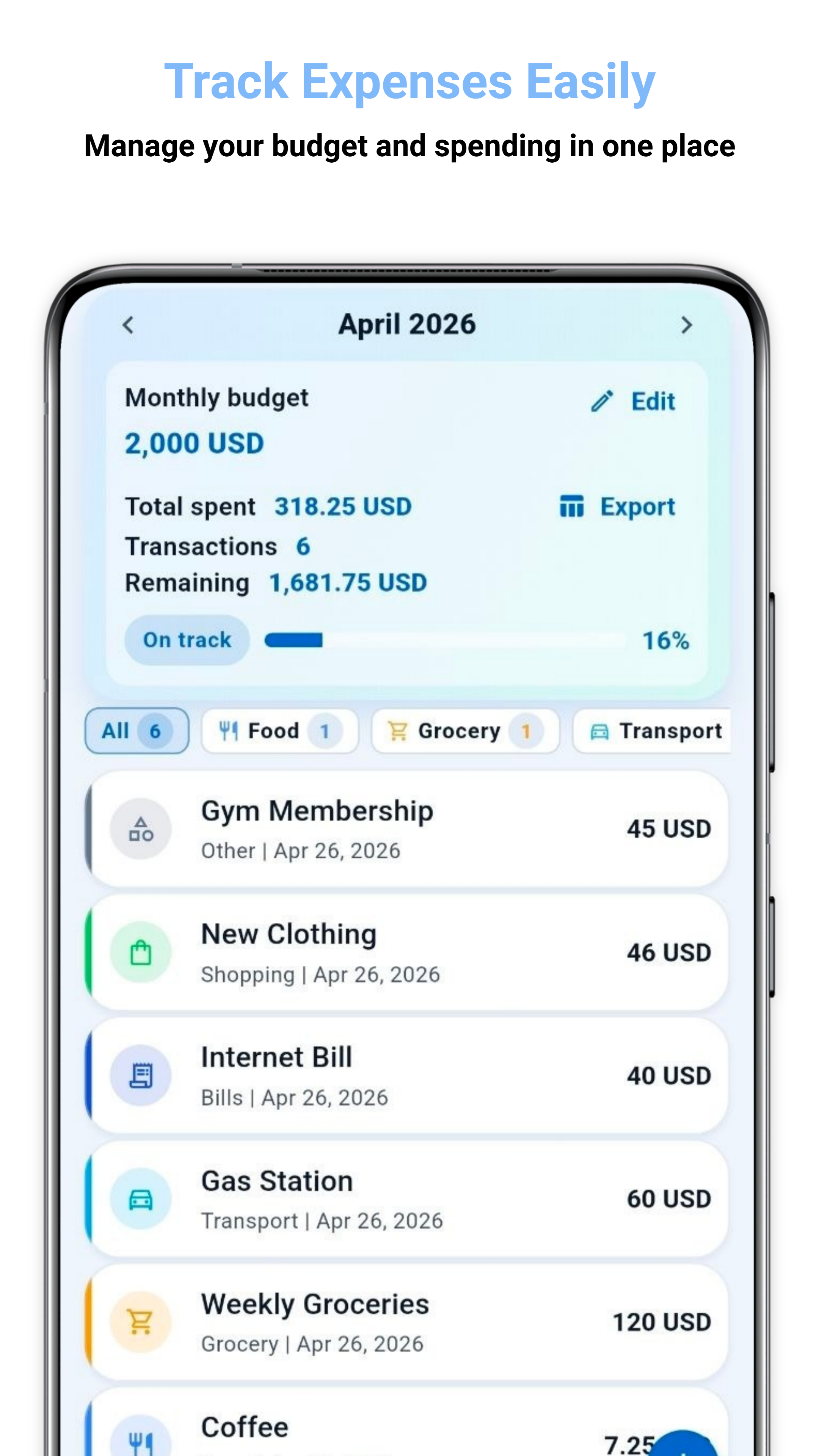 Vytrox Expense Tracker gallery image