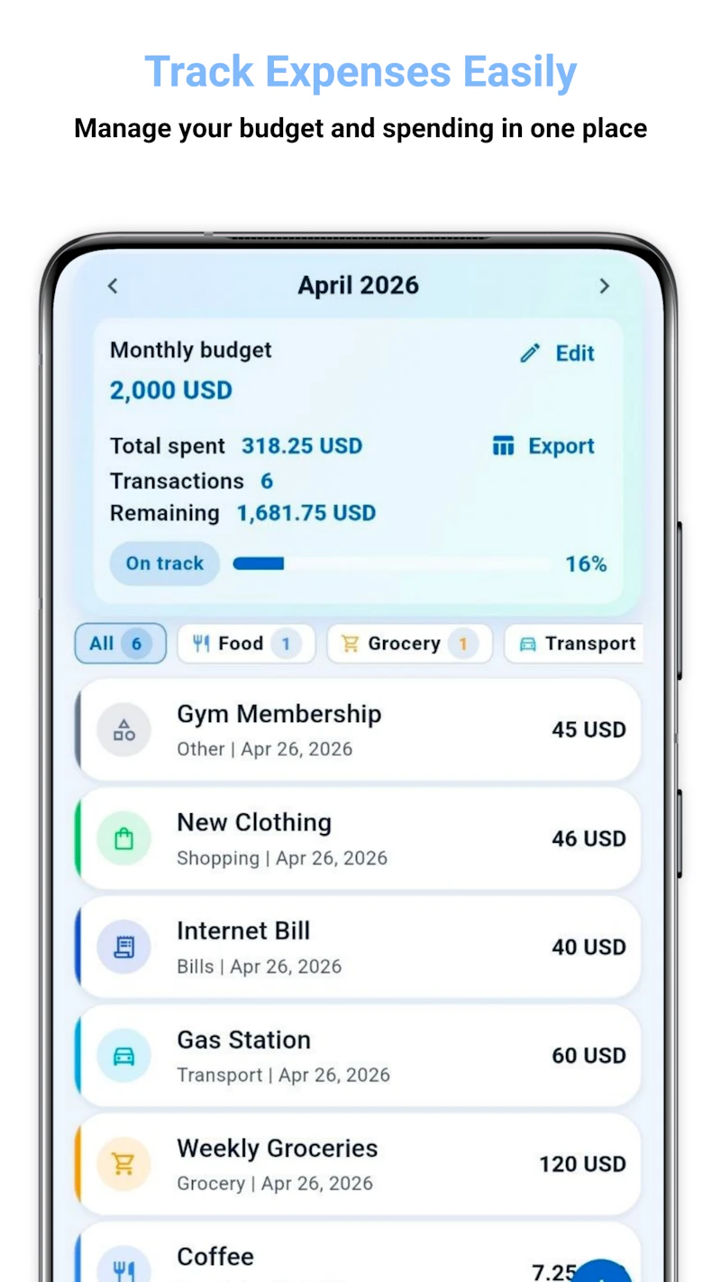 Vytrox Expense Tracker screenshot 5