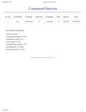 Compound Interest Calculator (Excel/PDF) gallery image