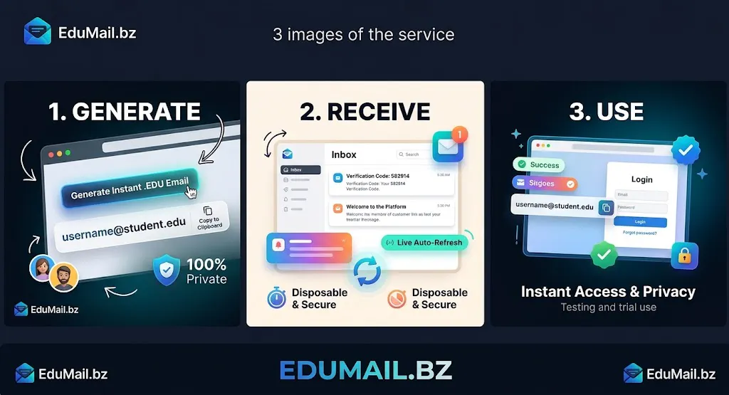 EduMail - Free .EDU Temp Mail gallery image