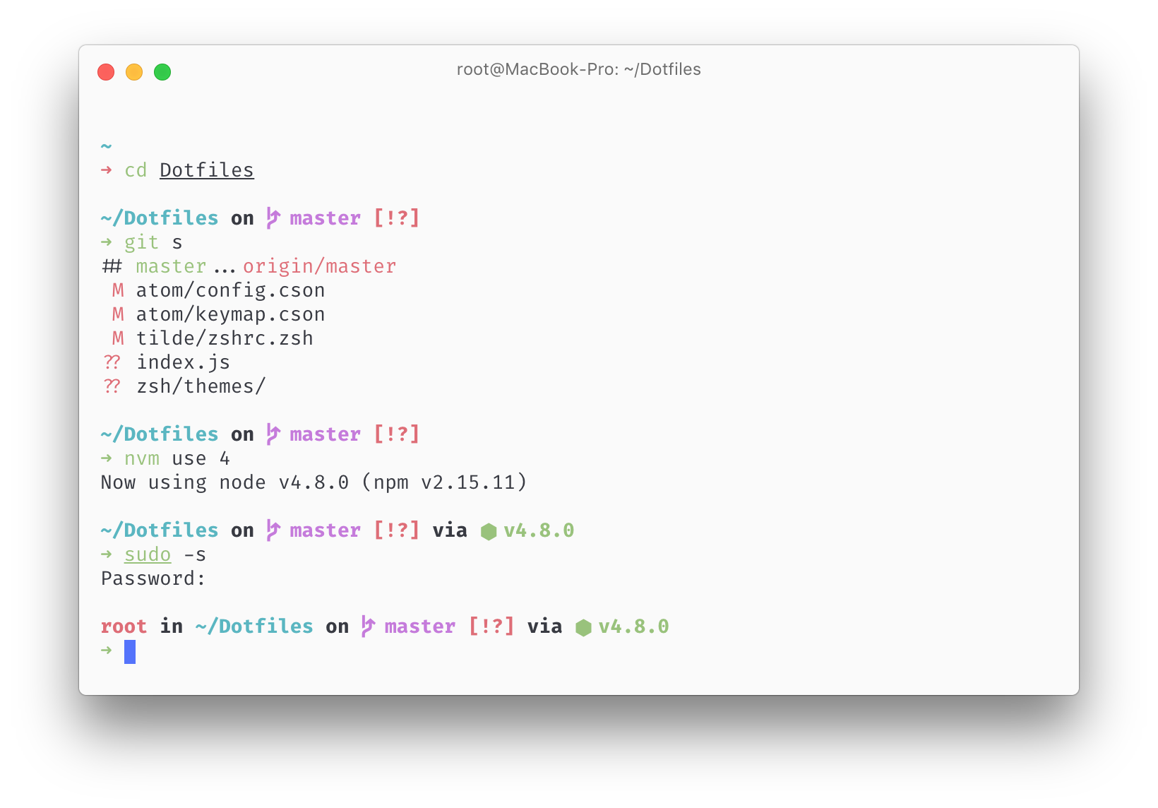 Spaceship ZSH Image